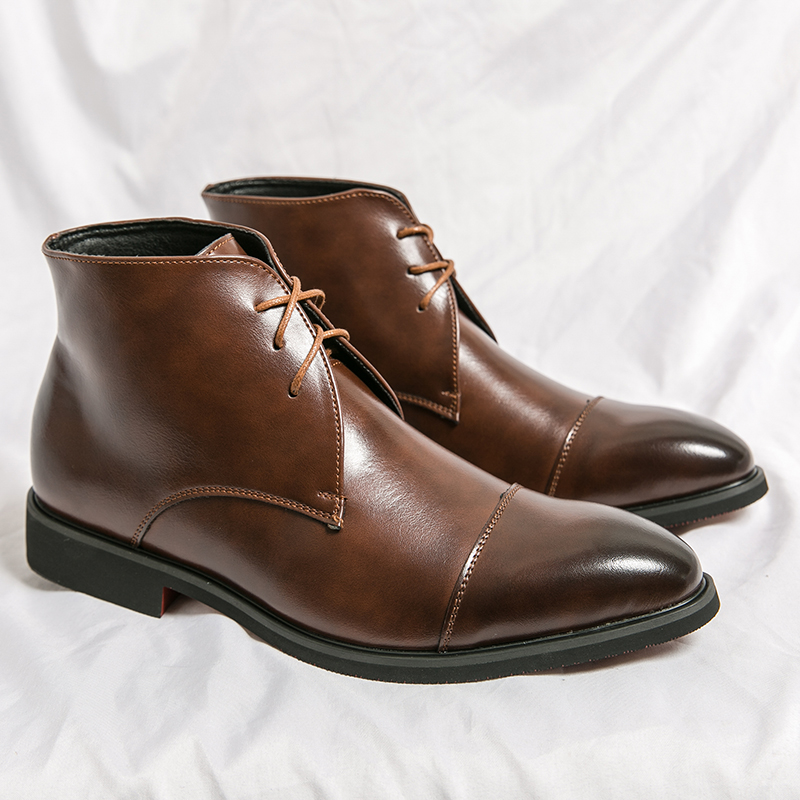 Men'S Formal Style - Stivali in vera pelle da uomo