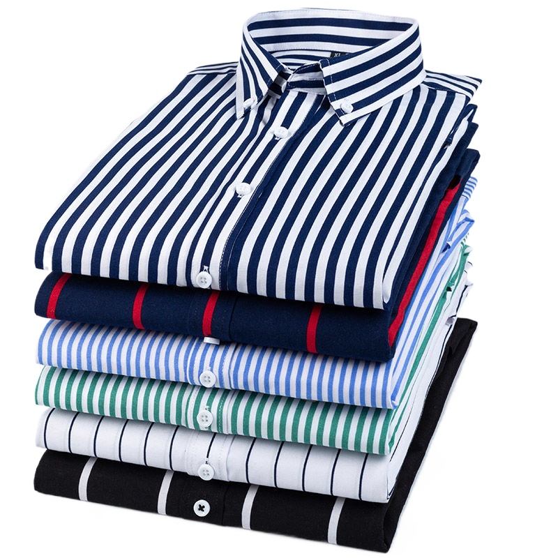 Men Formal Wear Brands - Camicia elegante a righe da uomo