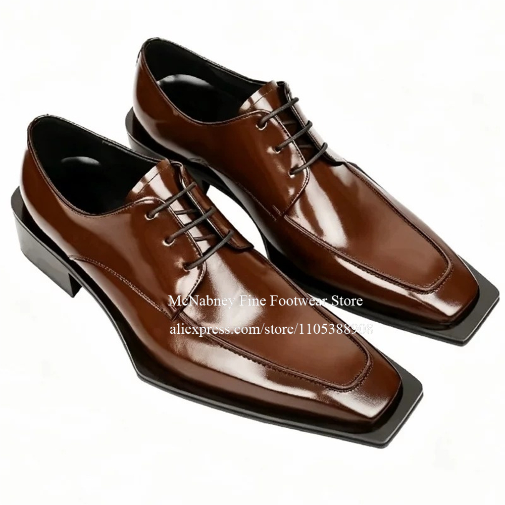 Men Formal Wear For Wedding - Scarpe Eleganti in Pelle con Borchie,