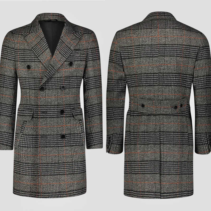 Men Formal Wear Modern - Cappotto da uomo moderno in misto