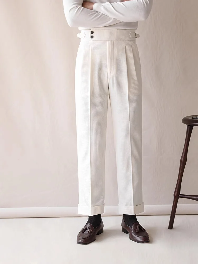 Men Formal Wear Brands - Top Brand Uomo Moda Pantalones Hombre