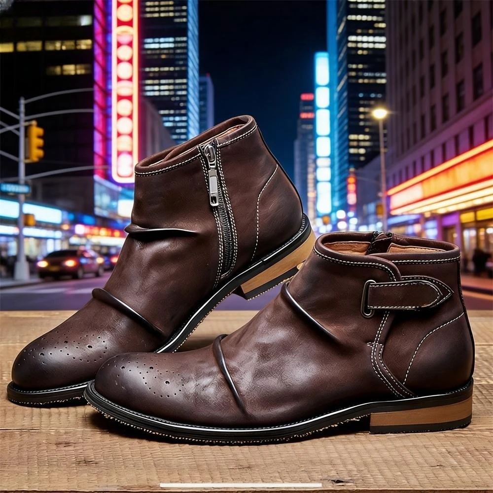 Stivaletti da Uomo con Punta B - Formal Men Daily Wear Footwear recensione e prezzo