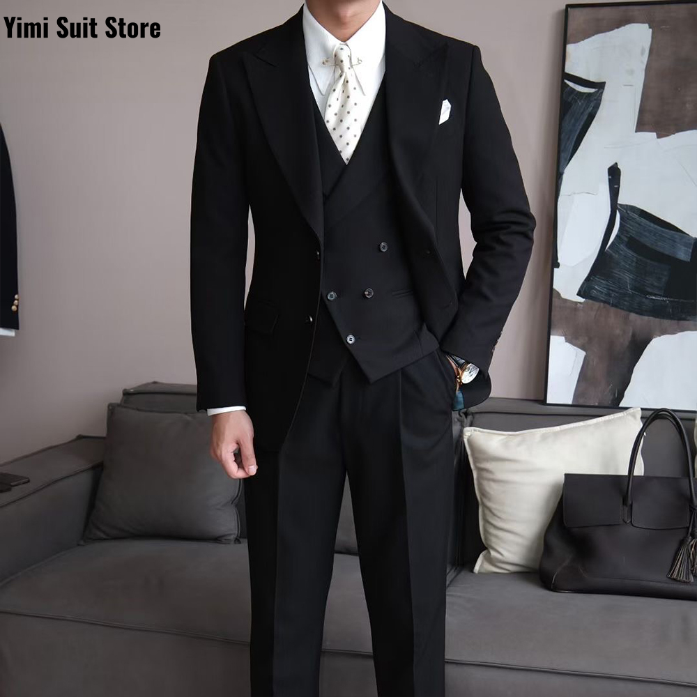 Abiti da uomo neri di alta qua - Men Formal Wear Modern recensione e prezzo