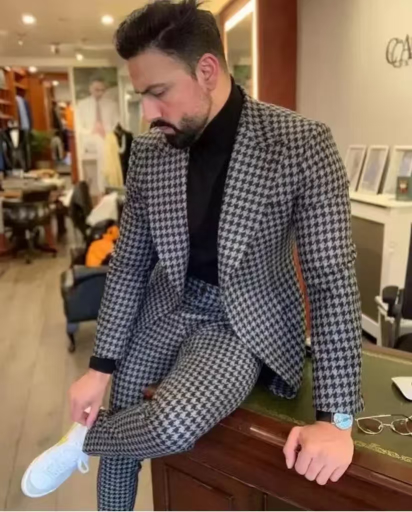Abito da uomo vintage pied de  - Men Formal Wear For Wedding recensione e prezzo