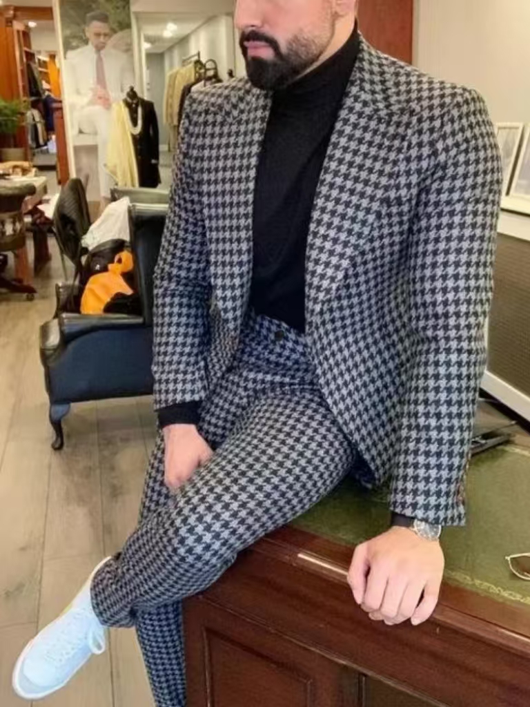 Abito da uomo vintage pied de  - Men Formal Wear For Wedding recensione e prezzo