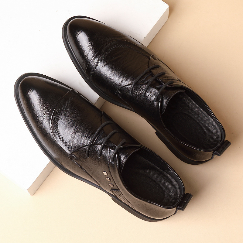 Scarpe Oxford in Pelle con Det - Formal Men Daily Wear Shoes recensione e prezzo