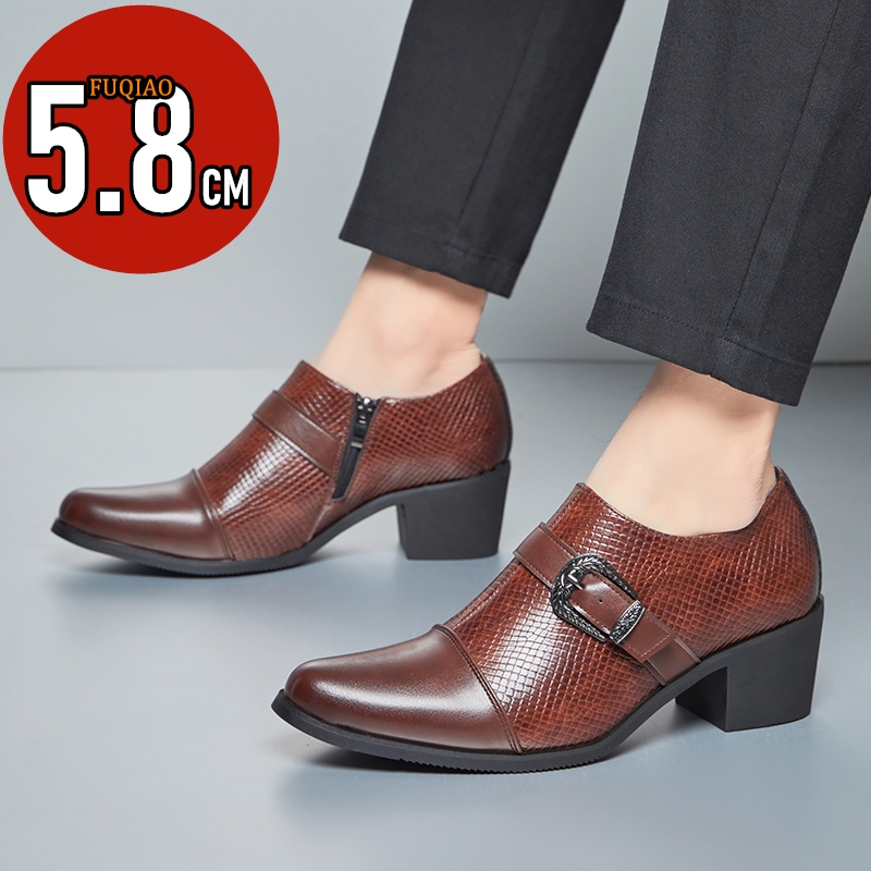 Scarpe in pelle con tacco alto - Men'S Formal Style recensione e prezzo