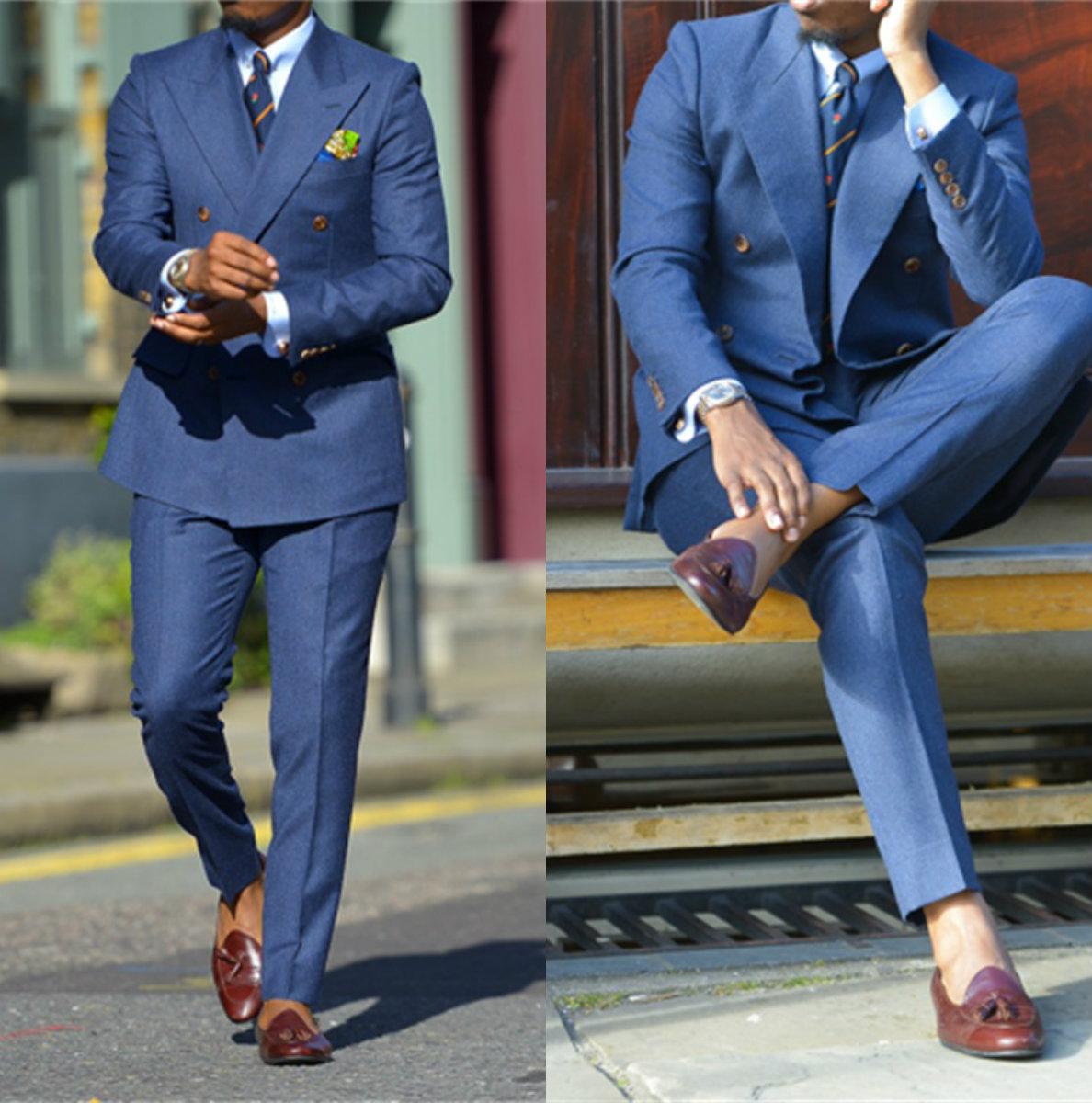 Abiti da uomo formali blu scur - Men Formal Wear For Wedding recensione e prezzo