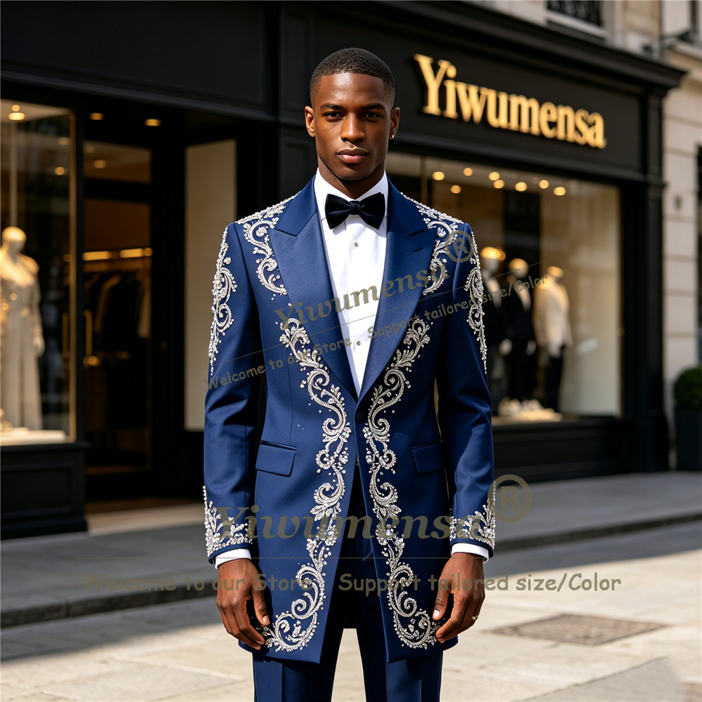 Abito da Uomo con Perline di C - Men Formal Wear For Wedding recensione e prezzo