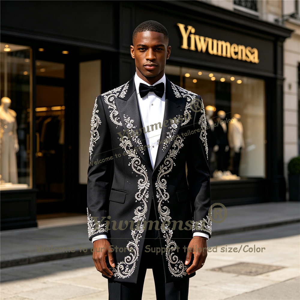 Abito da Uomo con Perline di C - Men Formal Wear For Wedding recensione e prezzo