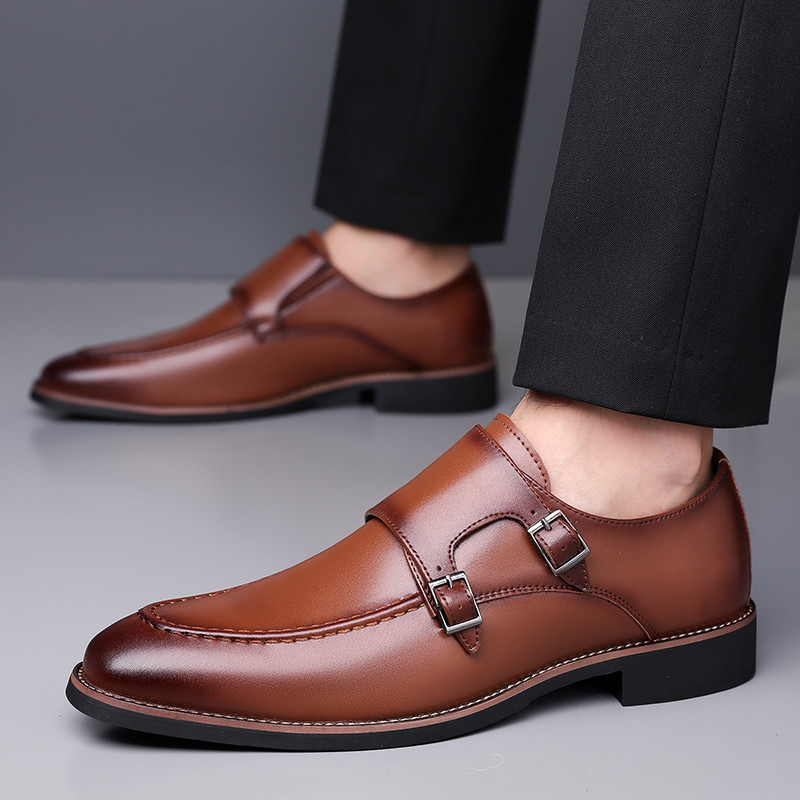 Scarpe Derby in Pelle Formali  - Formal Men Daily Wear Shoes recensione e prezzo