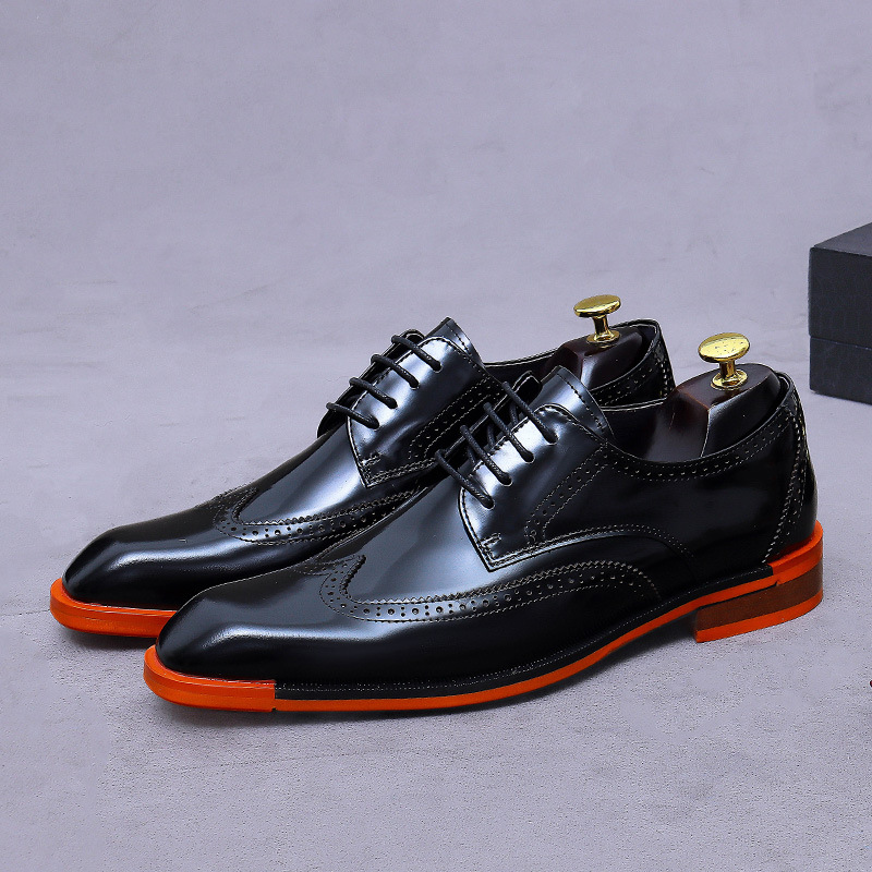 Scarpe Oxford da Uomo in Vera  - Formal Men Daily Wear Footwear recensione e prezzo