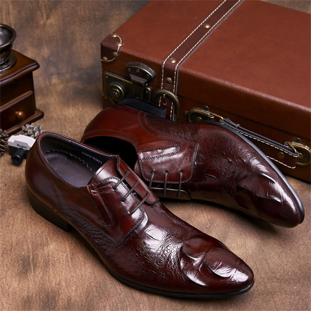 Scarpe da uomo in pelle a punt - Men'S Formal Style recensione e prezzo