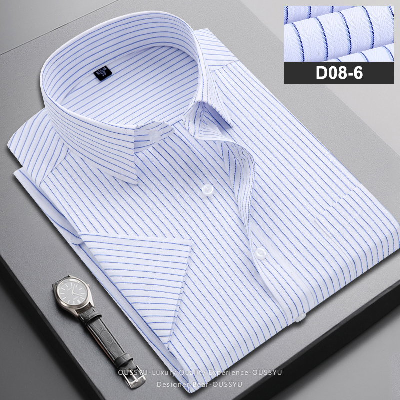 Camicia a maniche corte a righ - Men Formal Wear Brands recensione e prezzo