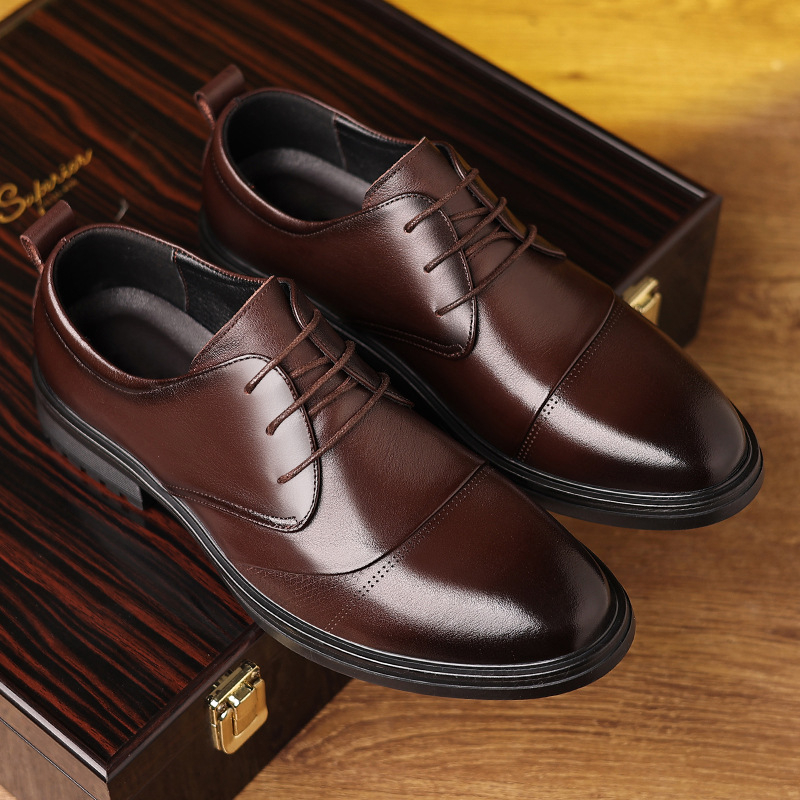 Scarpe Oxford da uomo in vera  - Formal Men Daily Wear Shoes recensione e prezzo